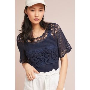 Anthropologie James Coviello Knit Top